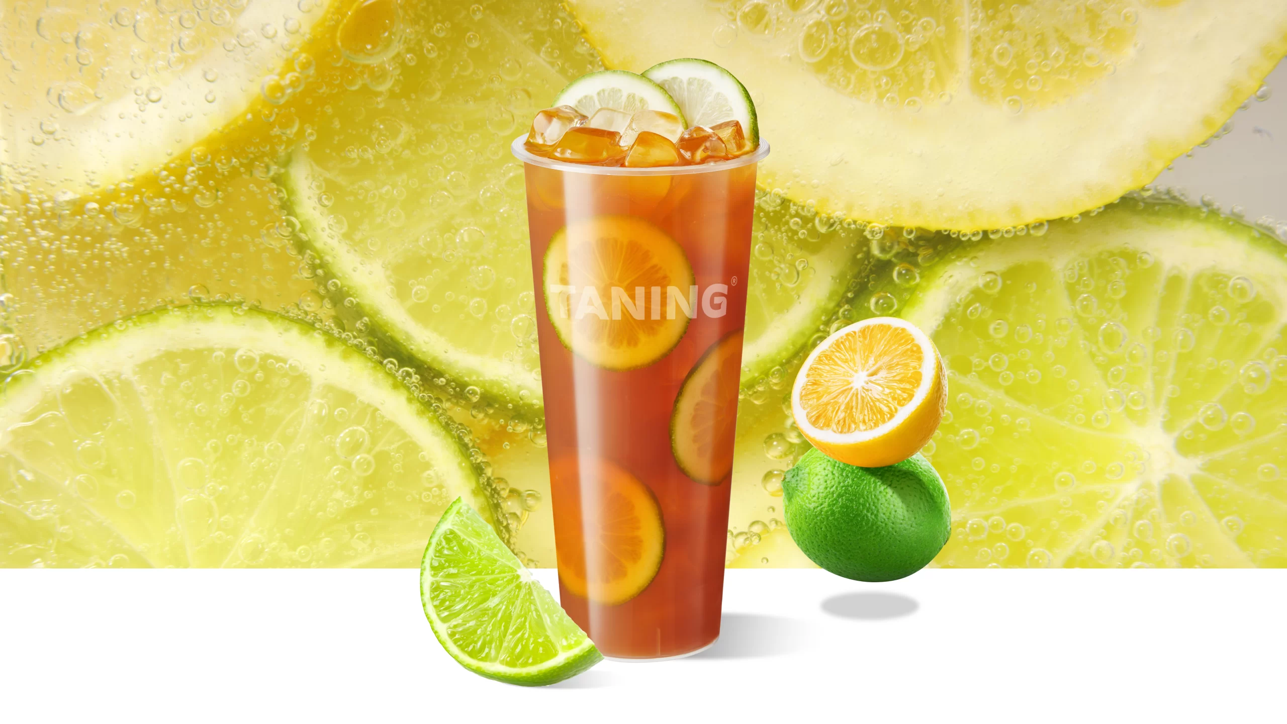 Phoenix Oolong Lemon Tea at TANING Fruit Tea, Chinatea in Sunnyvale